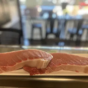 blue fin tuna (toro)