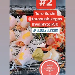 sushi and sashimi