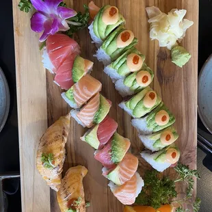Sakura roll and Lambada roll