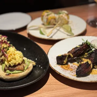 Arepas, Esquites and Beef Anticucho