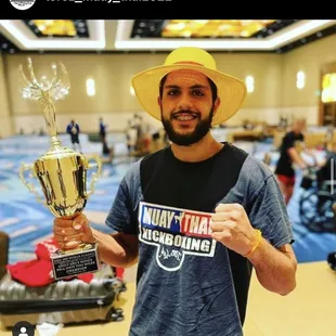 Idrees Bahrami winning his First Amateur Championship in Orlando Florida