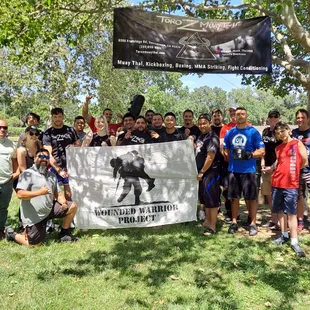 Giving back to the Community (Wounded warrior Project, Team Red, white and Blue and the mission Continues) what an honor.