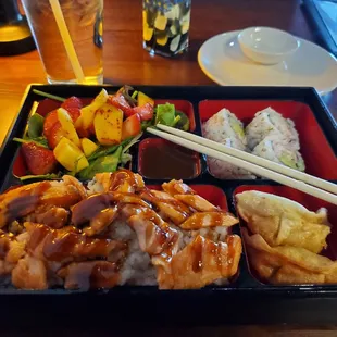 Salmon Teriyaki Bento Lunch