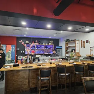 Sushi bar area