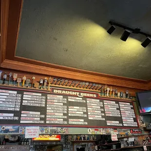 the menu of a mexican restaurant