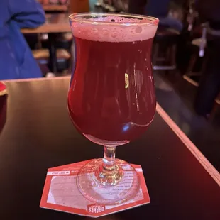 This is the Snowberries from Monkish, a delicious fruited sour.