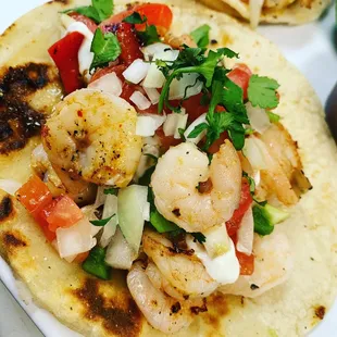Shrimp tacos