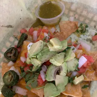 1/2 order nachos.... Delicious