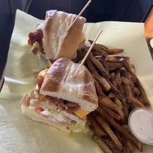 Bacon chicken ranch sandwich..