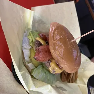 Doug's cheeseburger special