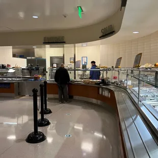 a man standing at the counter