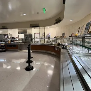 the cafeteria