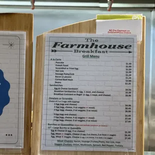burgers, menu