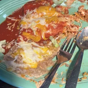 L12. Two Enchilada and 2 Tacos Lunch