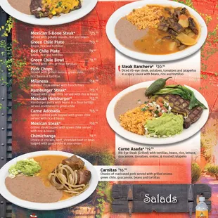 ramen and noodles, menu