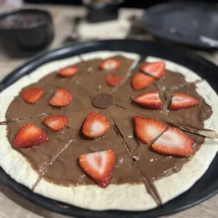 Nutella pizza