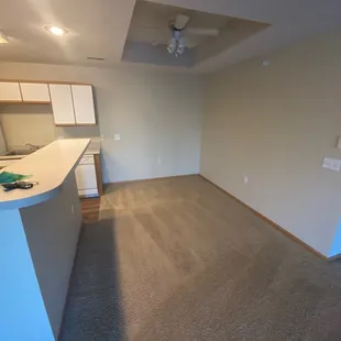 Dining room of one bedroom apartment