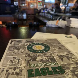 the philadelphia eagles menu