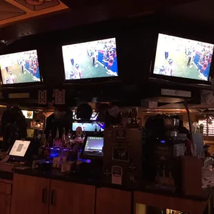 I think they have the game on...