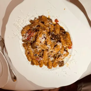 CAVATELLI WITH JAMAICAN BEEF RAGU
