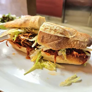 a sandwich on a plate