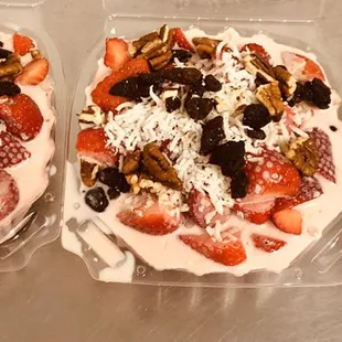 Fresas con crema
