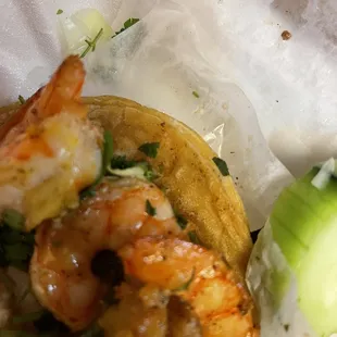 Shrimp Taco Mexican Style