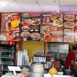 a man working behind the counter