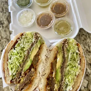 Torta Milanesa. Good but the carne asada torta is still my favorite!