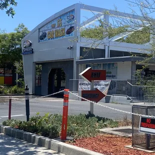 Car wash next door to them