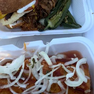 Torta de pierna y torta ahogada!