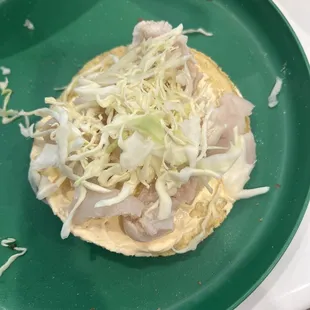 I ended getting my own tostada