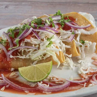 Tacos dorados de papa