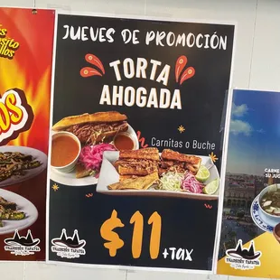 Torta Ahogada, Jueves de Promoción!