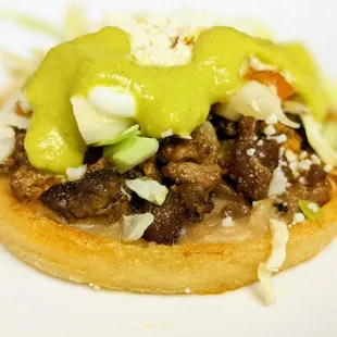 Asada Sope, pretty greasy. Sope skin a bit thick.