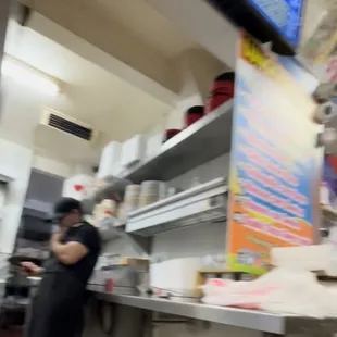 sushi and sashimi, interior