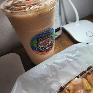 Papaya smoothie - too sweet, not natural juice