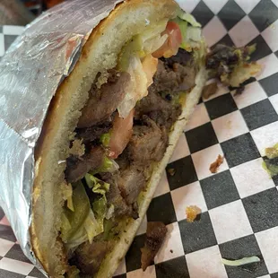 1/2 of our asada torta