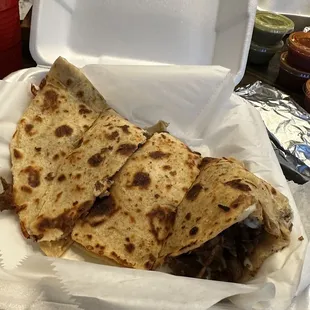 Beef quesadilla