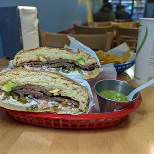 #1 milanesa de res beef $9.75