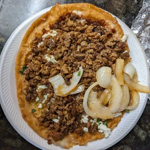 Huarache de asada