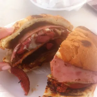 Torta Cubana (no egg) is huge.