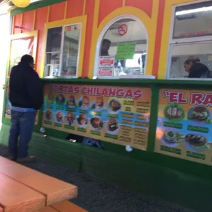 Here at tortas Chilangas !!! Good tortas. But small and pricey .