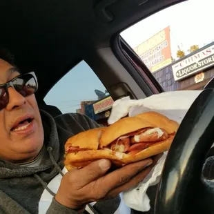 This thing is huge a launch on for dinner