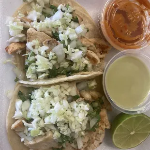 Chicken tacos