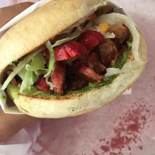 Colita de pavo with winnie and cheese  soo delicious