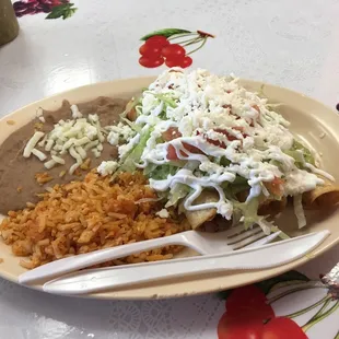 Taquito plate