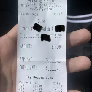 Receipt