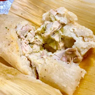 Chicken Tamale in Green Sauce