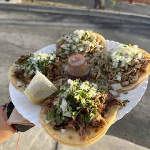 Chicken &amp; Chorizo tacos